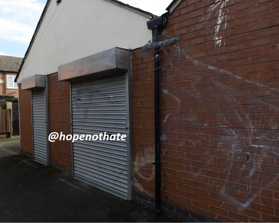 a picture of a derelict-looking warehouse in Warrington, Cheshire