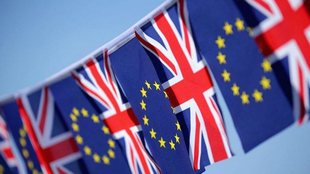 British and EU flag bunting